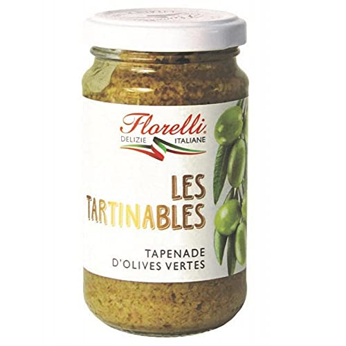 FLORELLI - Tapenade Dolives Vertes 190G - Lot De 4 - Vendu Par Lot