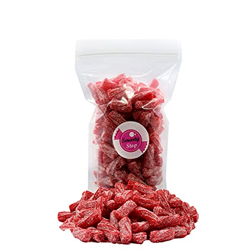 Smarty Stop Sour Licorice Twist Bite Gummy Candy / Twisteroos Pectin Filled Licorice Sour Gummies (Strawberry, 2 Pound (Pack Of 1)) #TOP28