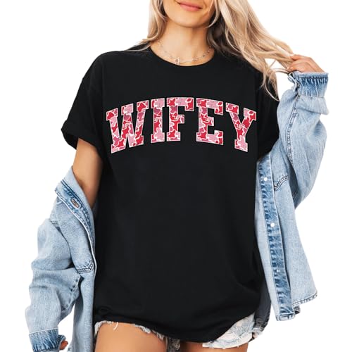 Custom Wife with Last Name Shirt for Women, New Wife Shirt