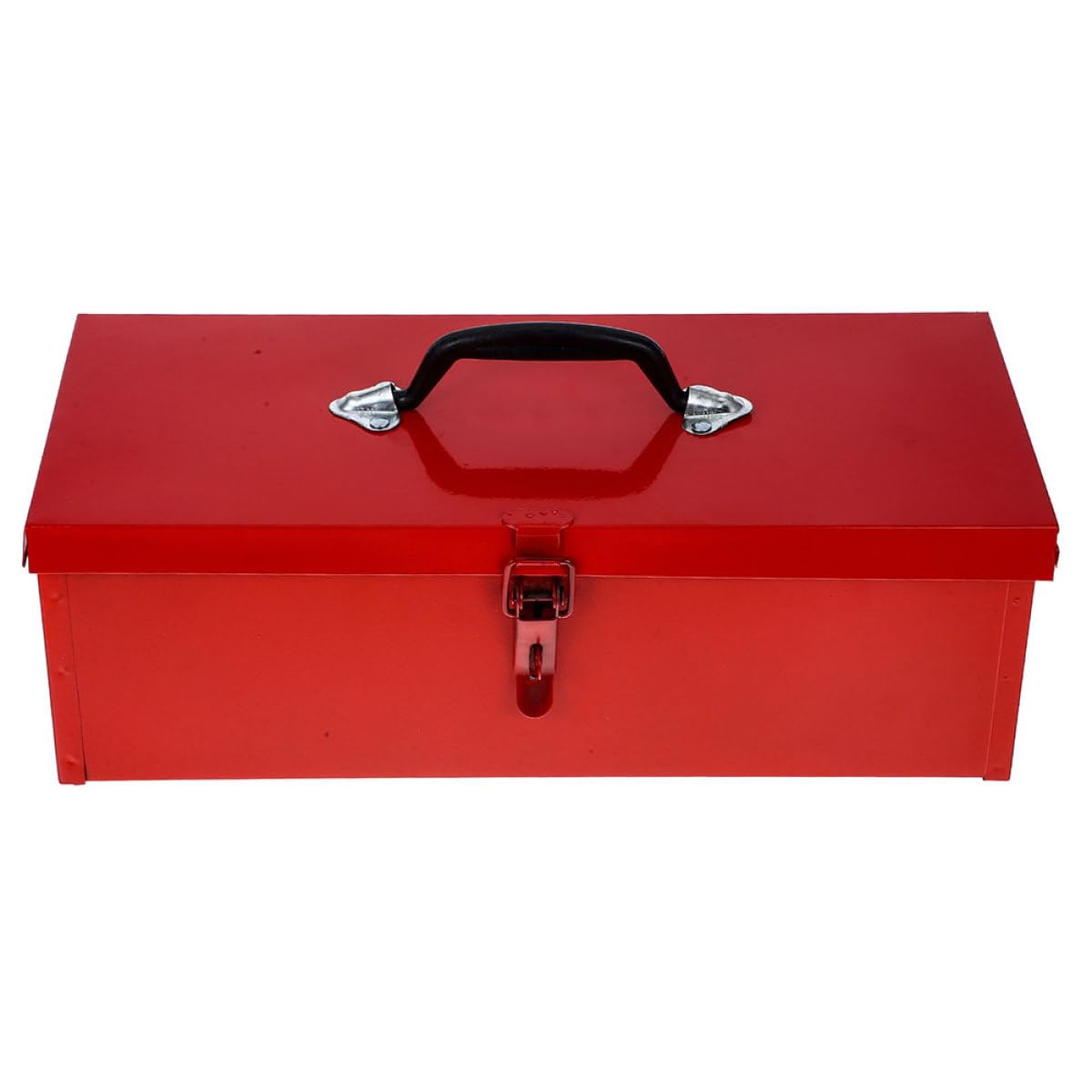 Cassetta per Facile Organizzazione degli Attrezzi in Ferro Rosso Grande Capacità e Design Resistente e Accesso Rapido Agli Utensili
