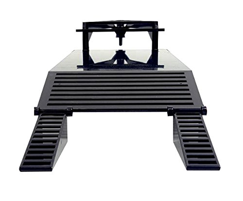 Big Country Toys - Track Skid Steer - 1:20 Scale - Construction Toys - Auger - Bucket - Hay Fork - Attachments - Flatbed Trailer -Plastic #TOP4