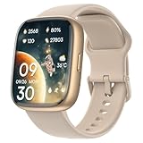 Umbrean Smart Watch con Alexa integrato, display HD da 1,8 pollici, chiamate Bluetooth, monitoraggio della frequenza cardiaca, monitoraggio dello stress del sonno, oltre 100 modalità sportive