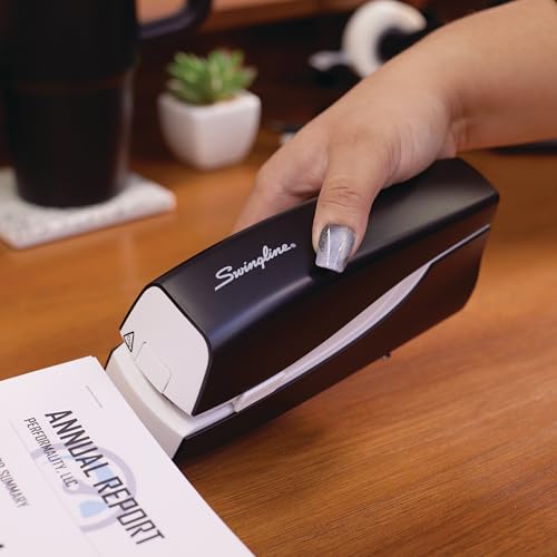 Swingline Electric Stapler, 20 Sheet Capacity, Portable, Full Strip, Plug In or Battery, Black (48200) by Swingline - Image 6