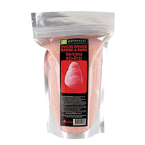 Sucre barbe à papa Cerise 400 g