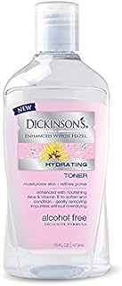 Dickinson's Enhanced Witch Hazel Alcohol Free Hydrating Toner, 16 Fluid Ounce (Pack of 6)