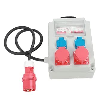 Construction Power Distribution Box 3 Phase 5 Core Industrial Grade ...