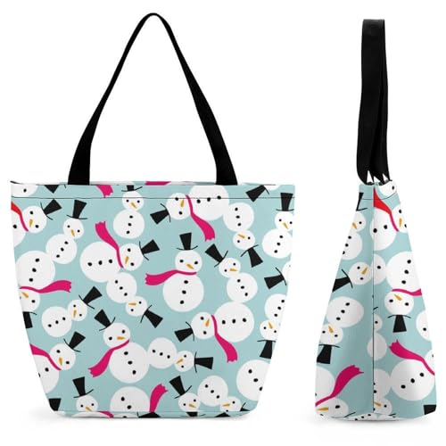 Sac de voyage bonhomme de neige blanc idéal pour vos escapades