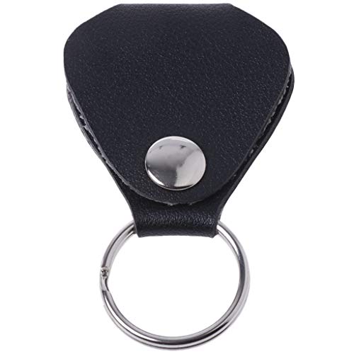 Laimoere Boîte de médiators en cuir synthétique pour guitare électrique acoustique - Les Beatles, Paul McCartney, John Lennon, RIngo Starr, George Harrison Laimoere Boîte de médiators en cuir synthétique pour guitare électrique acoustique