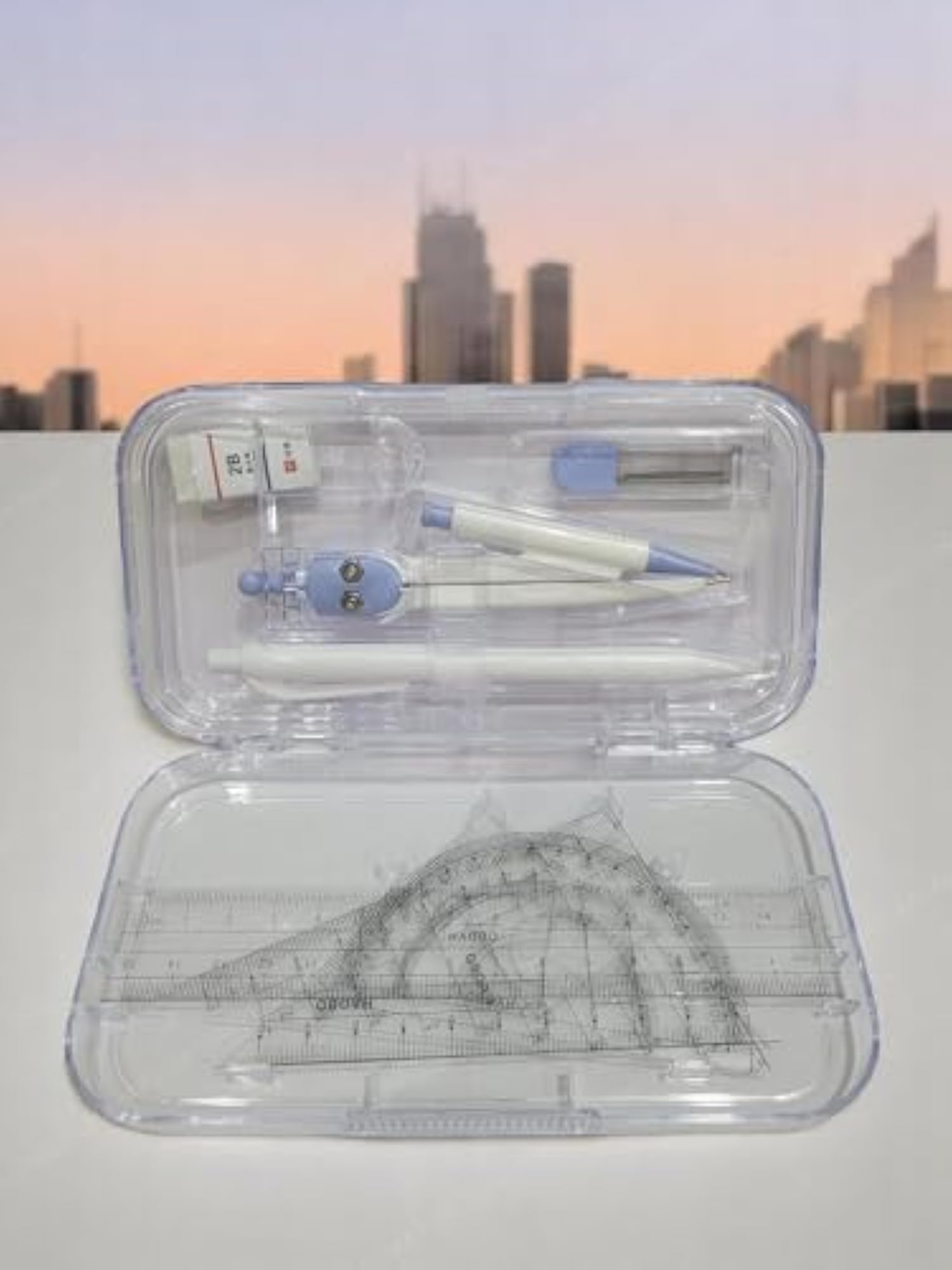 Geometry Math Set with Compass and Drawing Tools