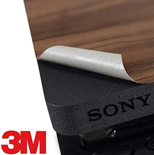 Skinit Decal Gaming Skin Compatible with PS4 Pro Console and Controller Bundle - Originally Designed Natural Walnut Wood Design