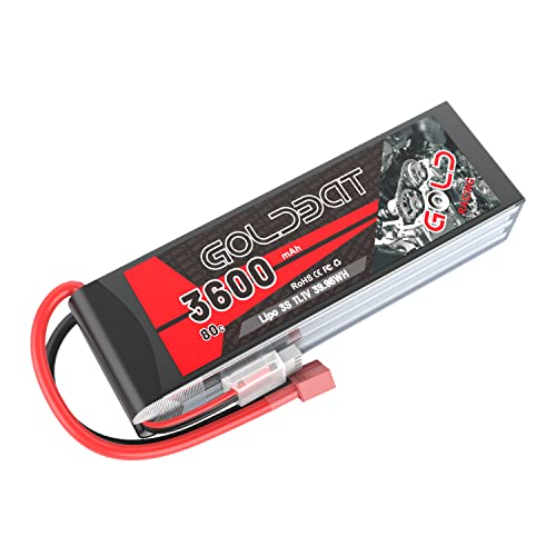 Goldbat 3S 11.1V 3000Mah 30C Lipo Battery With Deans Connector For Car Truck Buggy (2 Pack) #TOP5
