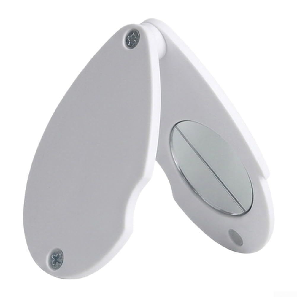 Dicroscopio de mano para observar dicroísmo de color en zafiro de turmalina y otras gemas anisotrópicas (blanco)