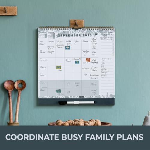 Boxclever Press Family Weekly Planner 2026. 2026 Calendar UK with 6 Columns. Family Calendar 2026 runs Now - Dec'26. Wall calendar 2026 with Lists, Pocket & Stickers. - Image 2
