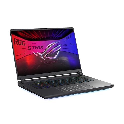 ASUS ROG Strix G16 (2025) Gaming Laptop, 16” ROG Nebula 16:10 2.5K 240Hz/3ms, NVIDIA GeForce RTX 5070Ti, Intel Core U9 HX, 32GB, 1TB, G615LR-DS96-CA