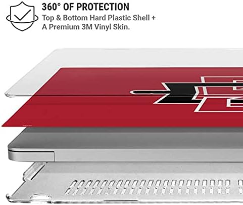 Skinit Case + Skin Compatible with MacBook Air 13in M1 (2021) - Officially Licensed Aztecs Red Logo Design