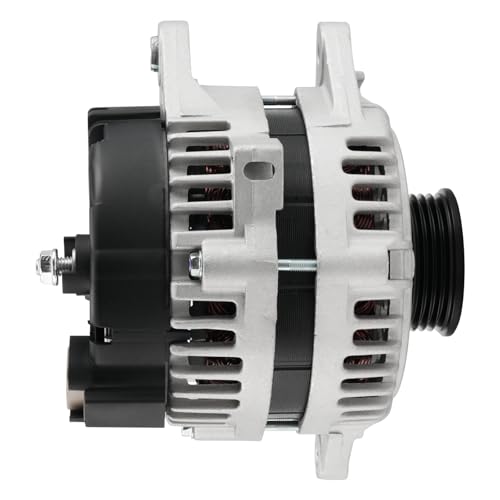 Image of PHILTOP Alternator Compatible With 2006-2009 Accent, Rio, Rio5, Tucson | 2005-2010 Sportage, 2004-2007 Tiburon, Spectra 2 prong connector; 90 Amp; Valeo Unit 11011N 12V CW 4-Groove Pulley