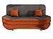 Produktbild Mirjan24 Sofa Weronika mit Bettkasten und Schlaffunktion, Schlafsofa, Große Farb- und Materialauswahl, Couch vom Hersteller, Wohnlandschaft (Lux 10 + Lux 06)