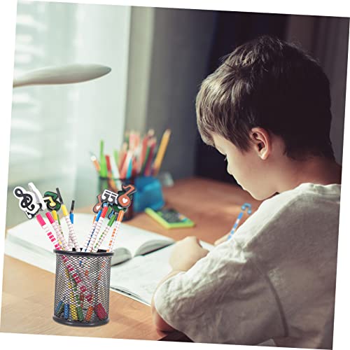 KOMBIUDA 24 peças de lembrancinhas listradas clave escolar música madeira papelaria G estudantes esc