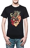 Vendax Mazmorra Más Oscura Camiseta Hombre Negro