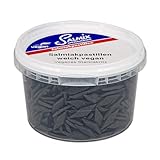 Salmix Vegane handgefertigte Salmiakpastillen weich Dose, 150 g