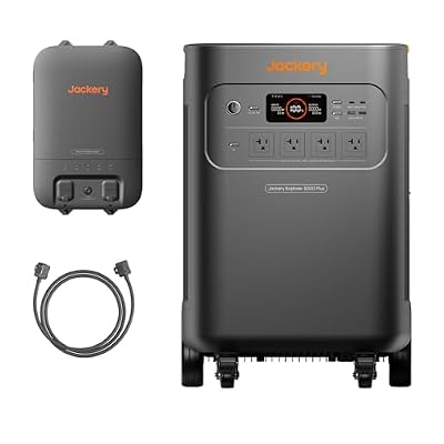 Jackery Explorer 5000 Plus and Smart Transfer Switch, 5040Wh, 7200W Output