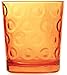 Circleware Double Old Fashioned Whiskey Juice Beverage Glasses, Set of 4 13 Ounce, Multicolor, Glassware for Water, Beer, Wine, Liquor, Iced Tea Punch & All Drinks, Color Circles