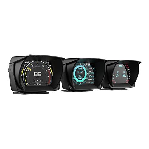 Tachimetro Digitale GPS HUD Head Up Display Auto – Visore Velocità Plug & Play, Ampio Display, Sensore Vibrazione, Facile Installazione Per Tutti I Veicoli - 2