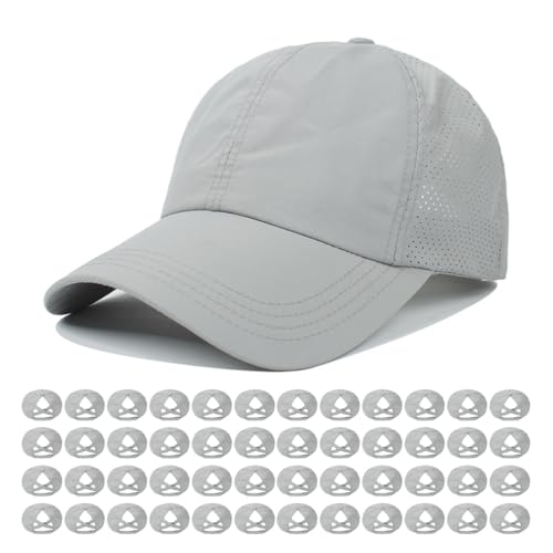 Image of Quick Dry Fit Baseball Cap - Water Repellent Sun Hat for Fishing, Running, Hiking, Golf, Surfing, Sailing, Boating