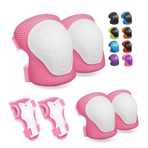 Knee Pads for Kids Kneepads and Elbow Pads Toddler Protective Gear Set Kids Elbow Pads and Knee Pads for Girls Boys with Wrist Guards 3 in 1 for Skating Cycling Bike Rollerblading Scooter [Upgraded]