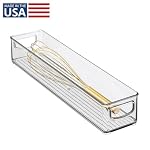iDesign Slim Storage Bin Organizer, Extra Long Narrow - Image 4