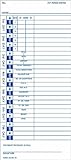 35100 Time Cards, 500-Count, Made in USA, for Pyramid 3500, 3550SS, 3600SS & 3700 Time Clocks, 35100-10