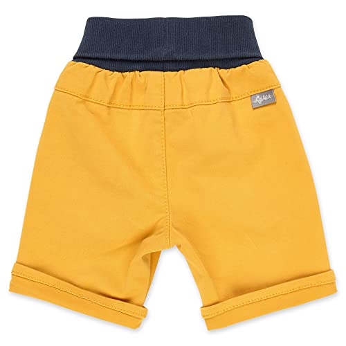 Bermudas bebé-niños en algodón orgánico pantalón corto Sigikid amarillo 3