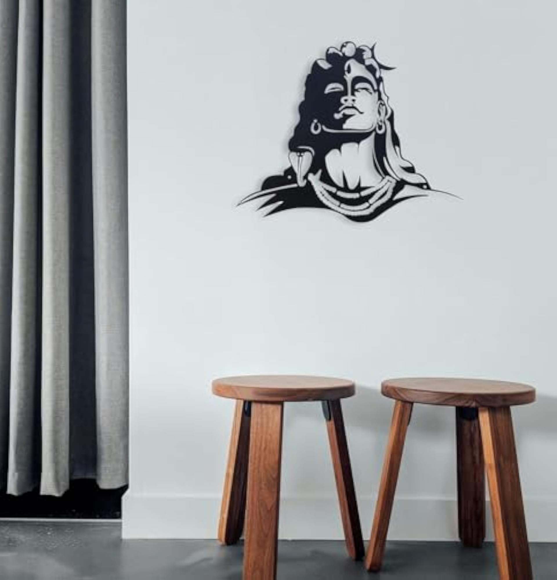 Lord Shiva Metal Wall Art Decor