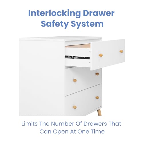 Delta-Children-Essex-3-Drawer-Dresser-with-Interlocking-Drawers-Bianca-WhiteNatural Delta Children Essex 3 Drawer Dresser with Interlocking Drawers Bianca WhiteNatural