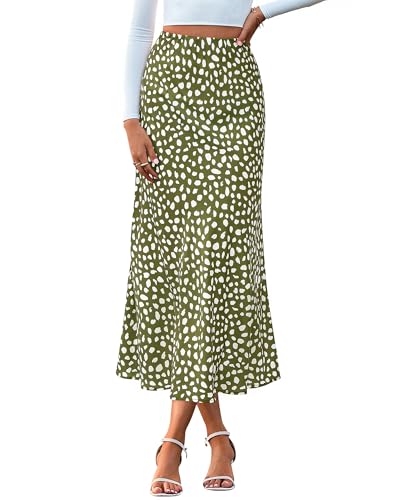 Image of BTFBM Satin Skirts for Women Trendy 2026 Summer Fall