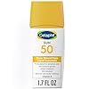 Cetaphil Sheer 100% Mineral Liquid Sunscreen for Face With Zinc Oxide Broad Spectrum SPF 50 Formulated for Sensitive Skin, Unscented, 1.7 Fl Oz