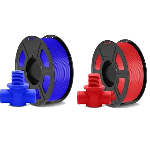 JAYO ABS 3D Printer Filament 1.75mm 2KG Blue+Red.