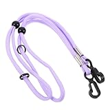 SOIMISS Verstellbare Skihandschuh Handgelenkschlaufe aus Polyester 25cm Lila Schnur für Snowboard und Skihandschuhe Handgelenkriemen für Wintersport