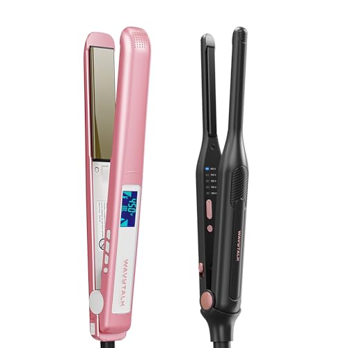 Planchita de pelo Wavytalk 1 pulgada iones negativos titanio miniatura 1