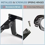 Eyekepper Oversize Spring Hinges Reading Glasses for Women - 6 Pack Ladies Large Frame Readers +1.00 | Ladies Reader Eyeglasses, Screwless Spring Hinges, Fashion Womens Cheaters, Metalless Unbreakable, Scratch Resistant.