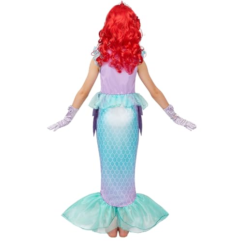 Spooktacular Creations Halloween Mermaid Costume for Girls, Little Mermaid Dress, Princess Dress Up for Girls 4-6 for DressUp