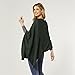 Coco + Carmen The Lightweight Poncho, Deep Green, Women Fashion Apparel Accessories