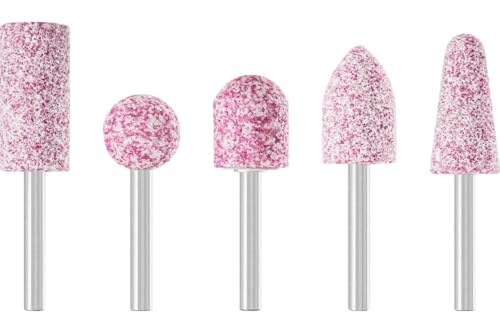 PFERD TOOLS STEEL Schleifstift-Set 5-tlg. | Schaftdurchmesser 6 mm, A30/46/60 | 33920214 - für die Bearbeitung von Stahl und Stahlguss