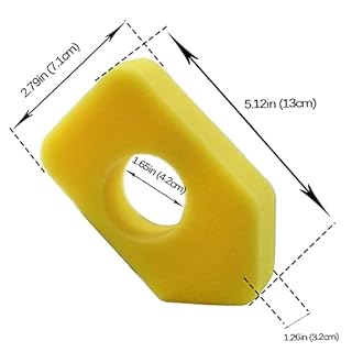 Cyleto 698369 Air Filter For Briggs & Stratton Lawn Mower 698369 4216 5088 5099 MTD 490-200-0011(2PCS)