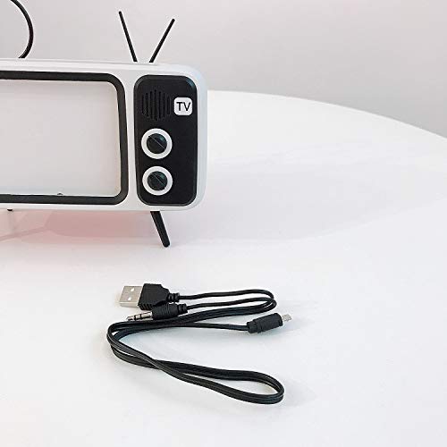 Ailenyun Phone Screen Bracket TV Style Mobile Phone Holder. with Speaker. for iPhone 8 Plus / 7s Plus/7 Plus / 6s Plus/ 6 Plus .A Idea Gifts for Family, Girl/Boy Friend.