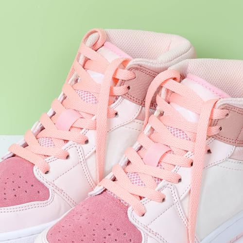 Image of Stepace [2 Pairs Flat Shoe Laces for Sneakers 30 inch-72 inch Length 26 Color Shoelaces