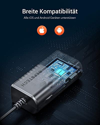 Endoskopkamera DEPSTECH 1200P WiFi mit Licht für Smartphones