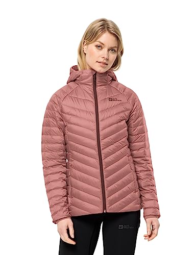 Doudoune Passamani Down Jack Wolfskin femmes veste à capuche en duvet recyclé contre le vent