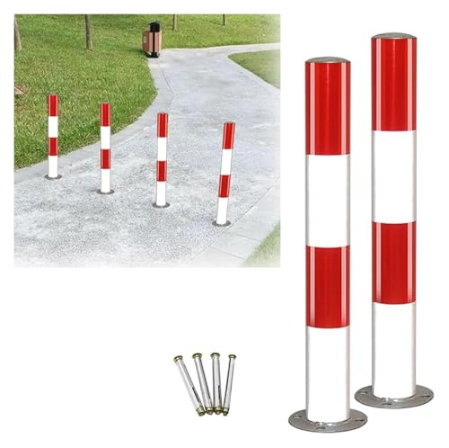 Colonne d'avertissement et poteau de barrière de stationnement anti-intrusion