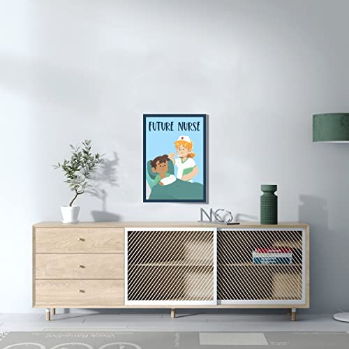 Affiche Future Infirmière Toile Décorative Murale Bureau Santé A3